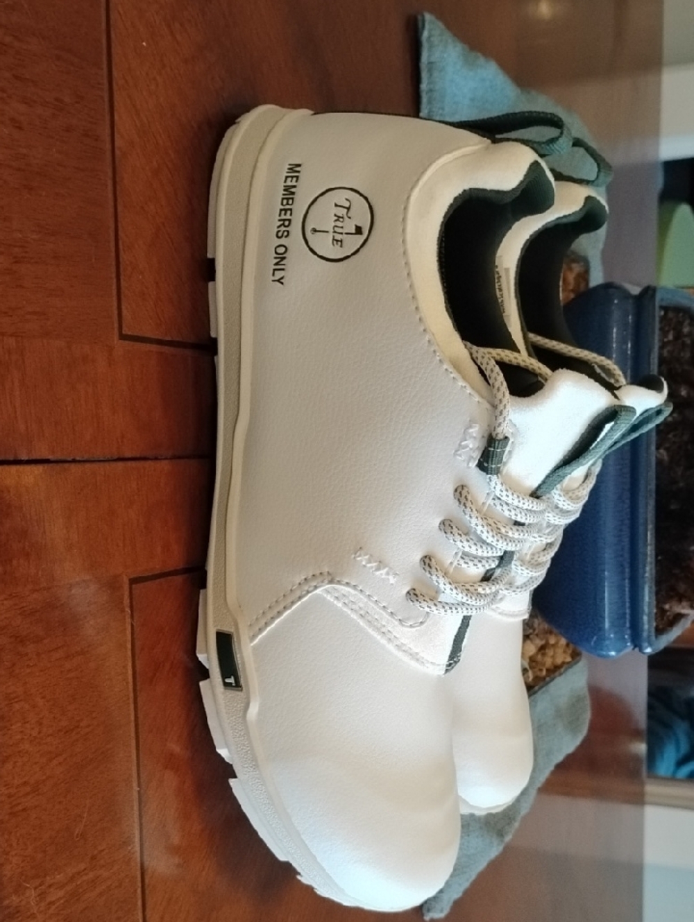 TRUE Linkswear OG 1.2 “Members Only” Limited Edition Golf Shoes White Green Mens - Picture 3 of 16